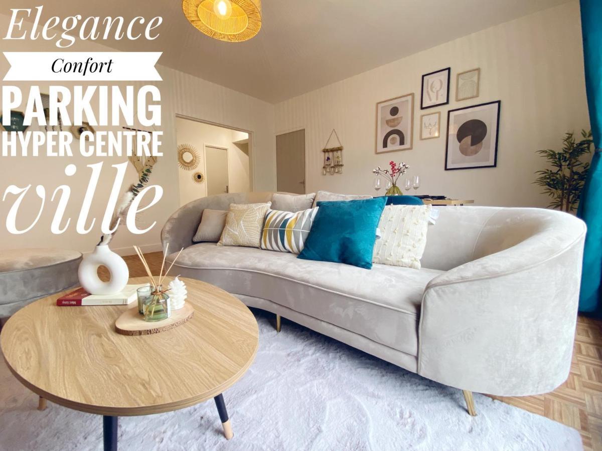 Confort & Elegance En Ville Avec Parking Gratuit Le Mans Esterno foto